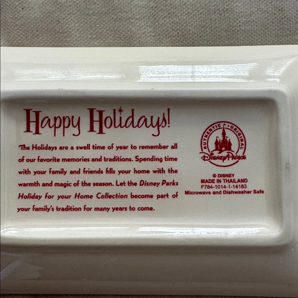 Holiday Mickey and Minnie Rectangular Jewlery Trays New ✨ set of 2 ✨